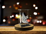 Art du foie | KeepSake à cristal gravé 3D | Cadeau de médecin