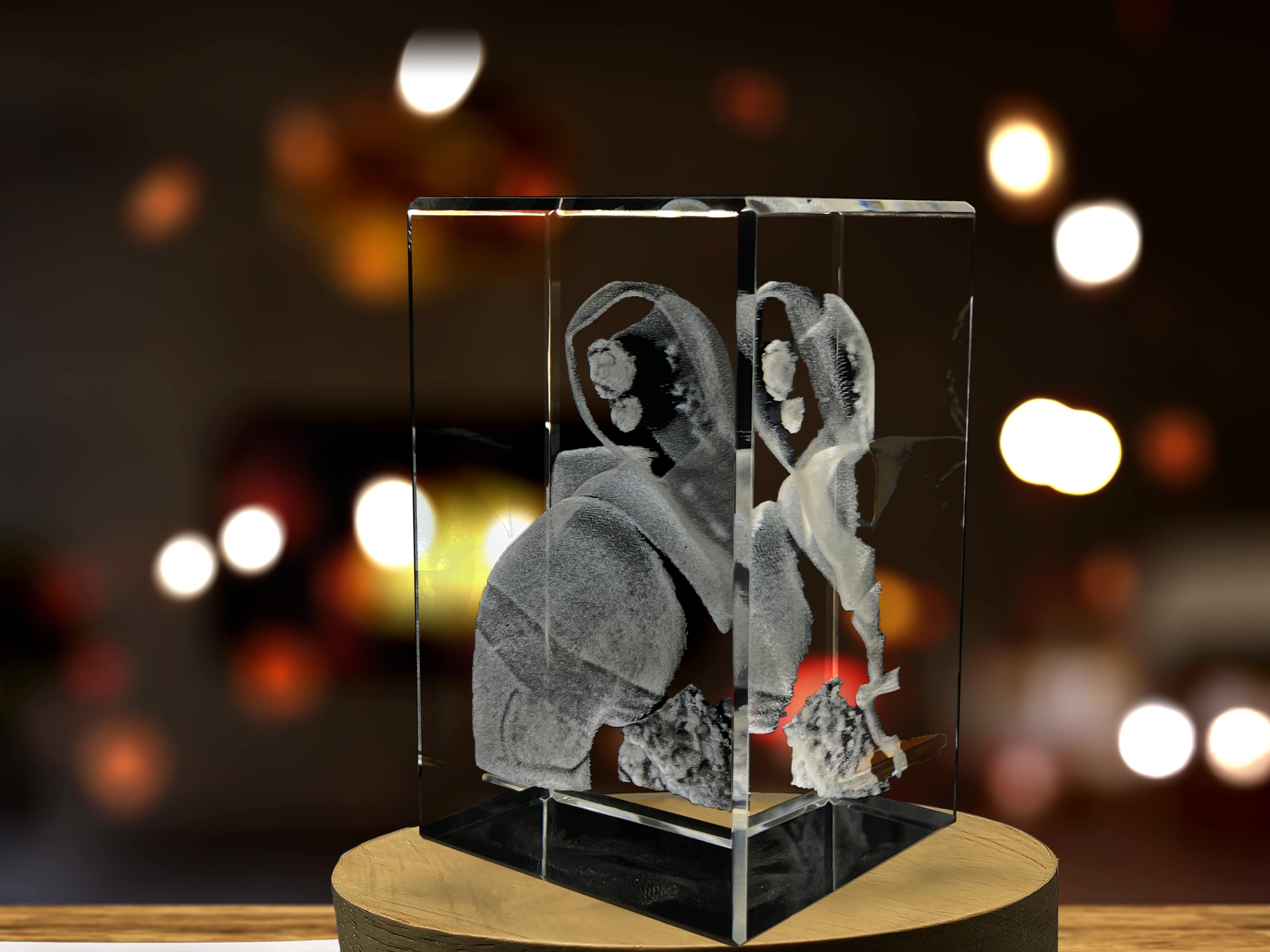 Veins Art | 3D Engraved Crystal Keepsake | Doctor Gift A&B Crystal Collection
