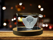 Urinary bladder | 3D Engraved Crystal Keepsake | Gift For Urologists | Doctor Gift