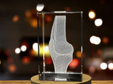 Joints Art | 3D-Engraved-Crystal-Keepsake | Doctor Gift A&B Crystal Collection