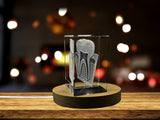 Tooth Are - 3D Engraved Crystal Tooth Keepsake - Gift For Dentist - Doctor Gift A&B Crystal Collection