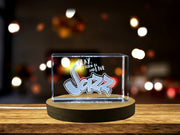 Play, Listen, and Love Jazz | 3D Engraved Crystal Tribute