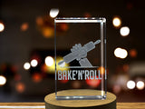 Bake’n’Roll 3D Engraved Crystal 3D Engraved Crystal Keepsake/Gift/Decor/Collectible/Souvenir A&B Crystal Collection