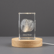 Davul 3D Engraved Crystal 