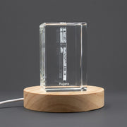 Fujara 3D Engraved Crystal Trophy Award — Made in Canada