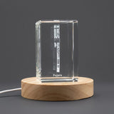 Fujara 3D Engraved Crystal Trophy Award — Made in Canada