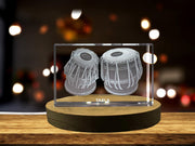 Tabla 3D Engraved Crystal 3D Engraved Crystal Keepsake/Gift/Decor/Collectible/Souvenir