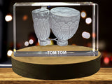 Tom Tom 3D Engraved Crystal 3D Engraved Crystal Keepsake/Gift/Decor/Collectible/Souvenir A&B Crystal Collection