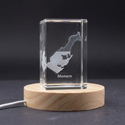 Monaco 3D Engraved Crystal 