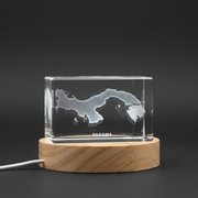 Panama 3D Engraved Crystal 