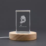 South Korea 3D Engraved Crystal 