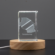 Tanzania 3D Engraved Crystall