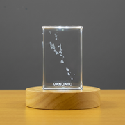 Vanuatu 3D Engraved Crystal 