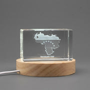 Venezuela 3D Engraved Crystal 