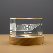 Tennessee 3D Engraved Crystal