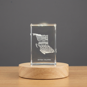St. Roch 3D Engraved Crystal - A Reverent Gift for the Faithful
