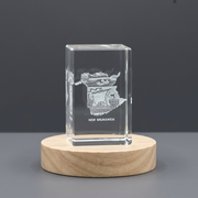 New Brunswick 3D Engraved Crystal