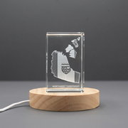 Northwest Territories 3D Engraved Crystal