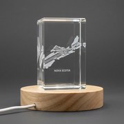 Nova Scotia 3D Engraved Crystal 