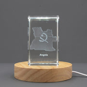 Angola 3D Engraved Crystal 3D Engraved Crystal
