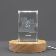 Angola 3D Engraved Crystal 3D Engraved Crystal