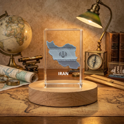 Iran 3D Engraved Crystal 