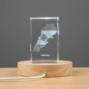 Lebanon 3D Engraved Crystal 