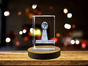 Vince Lombardi Trophy Engraved Crystal for Football Decor | Engraved Super Bowl Championship Award