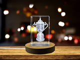 Webb Ellis Rugby World Cup Trophy Replica - Iconic Sport Award A&B Crystal Collection