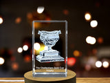 The Cheltenham Gold Cup trophy Sports 3D Engraved Crystal Gift A&B Crystal Collection