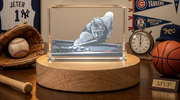 Snooker Player Recognition 3D Engraved Crystal Trophy Award - Unique Keepsake Gift