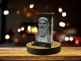 Dionysus 3D Engraved Crystal Keepsake | Collectible