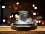 Al-kaaba | KeepSake à cristal gravé 3D | Souvenir 3D