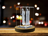 St. Francis of Assisi | Religious 3D Engraved Crystal A&B Crystal Collection