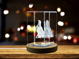 St. Teresa of Avila Figurine | 3D Engraved Crystal Sculpture A&B Crystal Collection