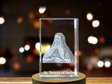 St. Teresa of Avila | A Spirit on Fire | Religious 3D Engraved Crystal A&B Crystal Collection