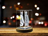 St. Peter 3D Engraved Crystal Sculpture | Made in Canada - Sizes: 3x2, 3x3.5, 3x5, 4x6, 6x8 A&B Crystal Collection