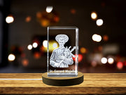 St. Gerard Majella | Patron Saint of Expectant Mothers Gift | Religious 3D Engraved Crystal