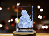St. Catherine of Siena | A Soul on Fire Preserved in Crystal A&B Crystal Collection