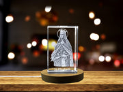 St. Elizabeth | Religious 3D Engraved Crystal