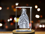 St. Elizabeth | Religious 3D Engraved Crystal A&B Crystal Collection