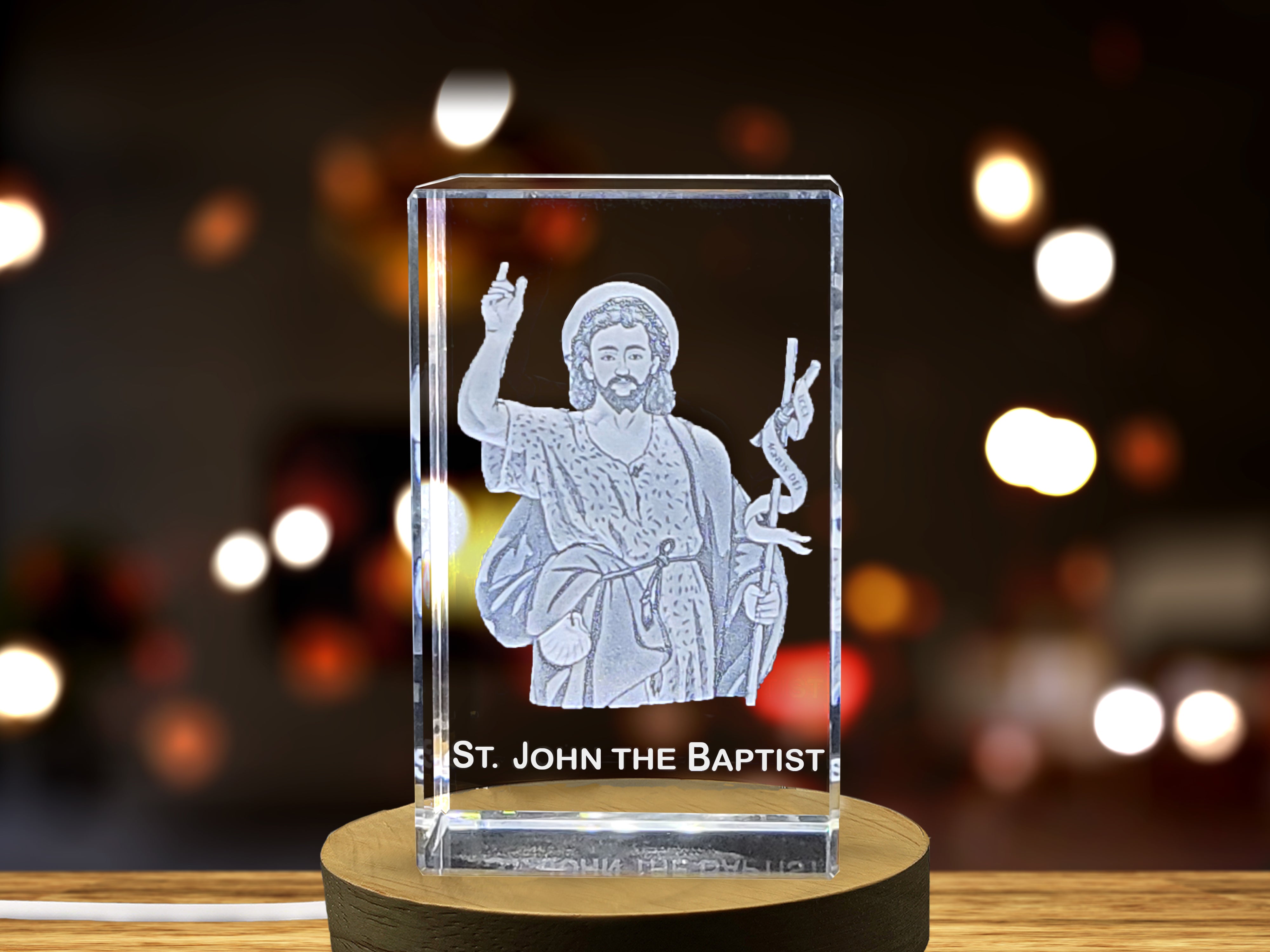 St. John the Baptist | The Voice Crying Out in the Crystal A&B Crystal Collection