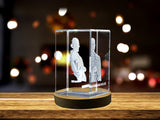 St. Maximilian Kolbe | Patron Saint of Prisoners Gift | Religious 3D Engraved Crystal A&B Crystal Collection