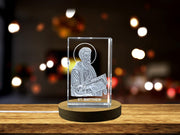 St. Matthew | Patron Saint of Bankers and Tax Collectors Gift | Religious 3D Engraved Crystal