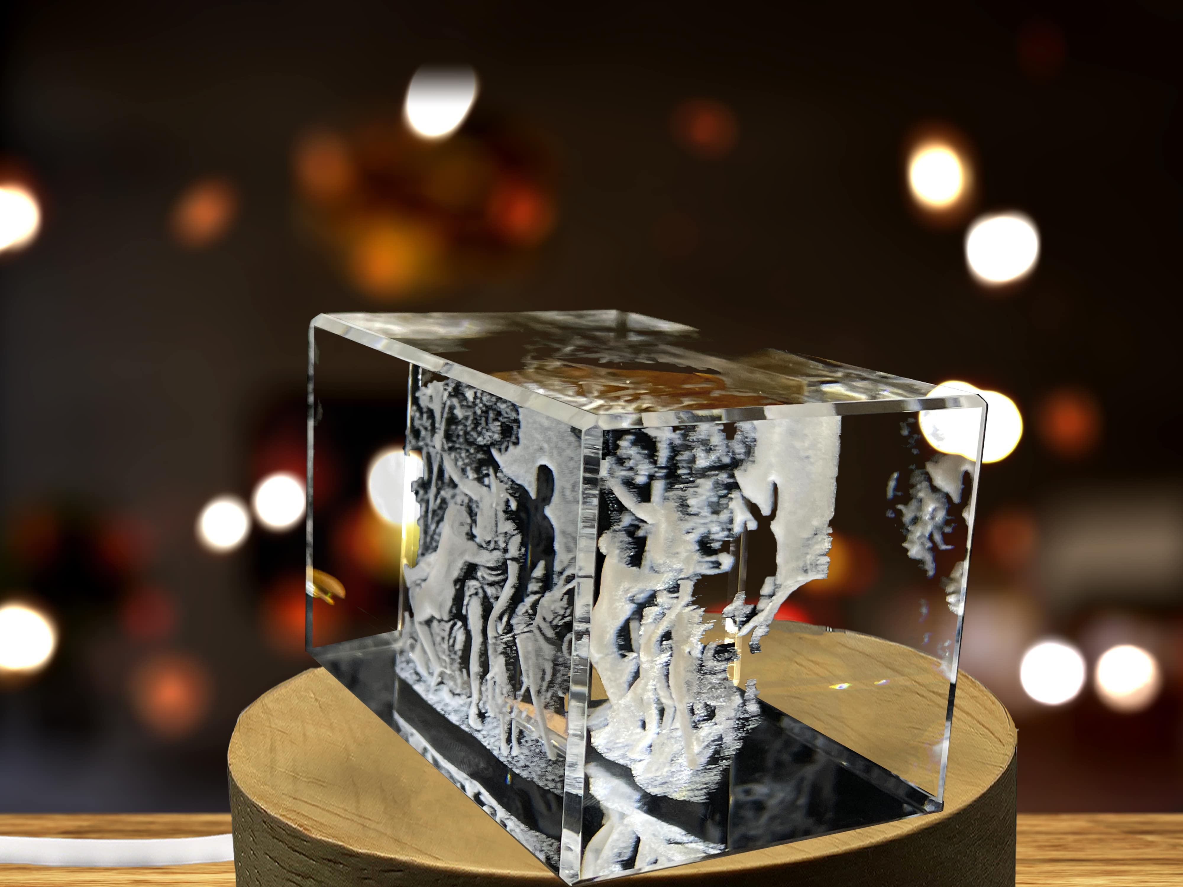 Aphrodite 3D Engraved Crystal Keepsake/Gift/Decor/Collectible/Souvenir A&B Crystal Collection
