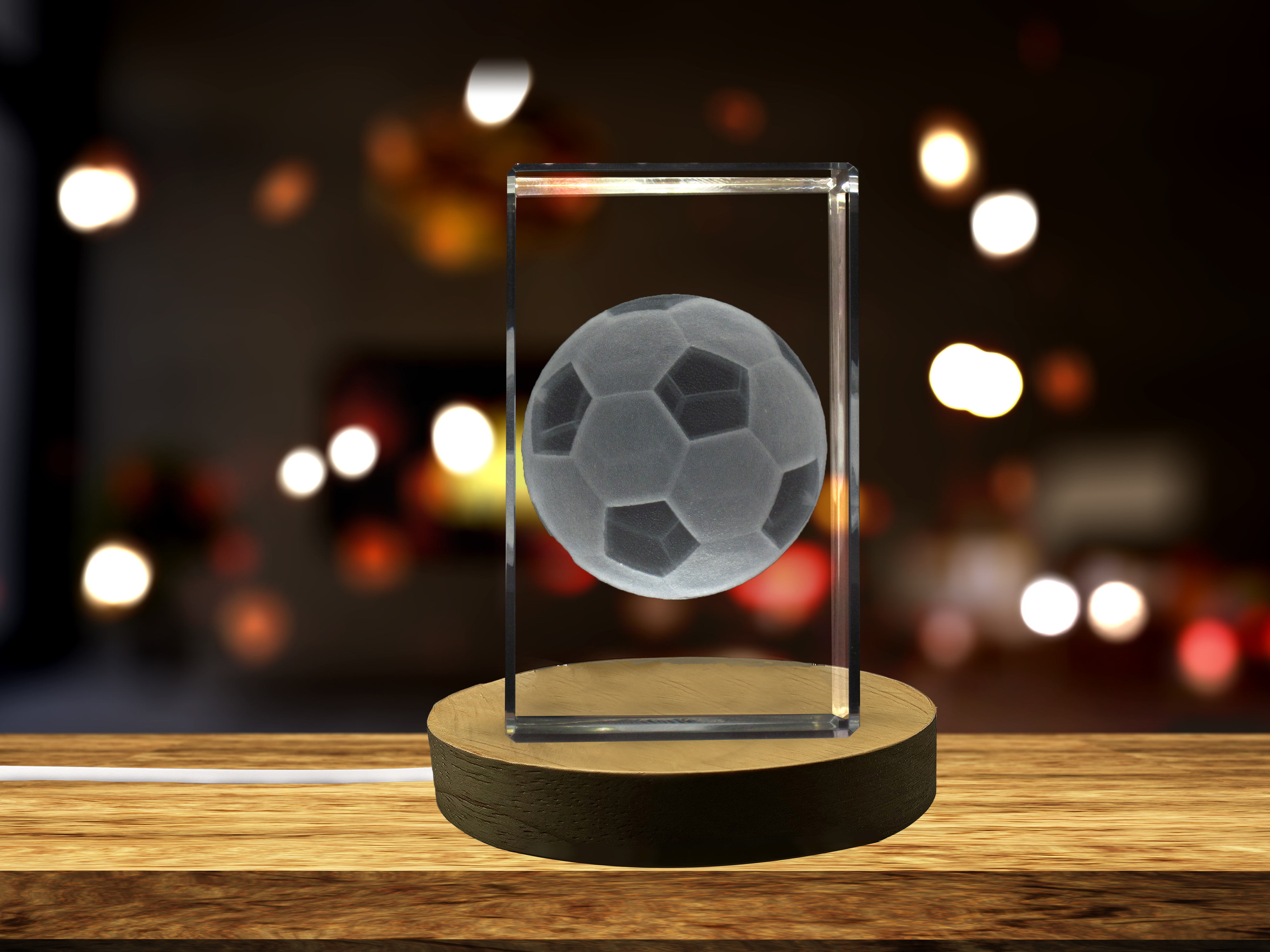 Handball 3D Engraved Crystal 3D Engraved Crystal Keepsake/Gift/Decor/Collectible/Souvenir A&B Crystal Collection