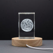 Sepak Takraw 3D Engraved Crystal
