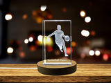 Basketball Player 3D Engraved Crystal 3D Engraved Crystal Keepsake/Gift/Decor/Collectible/Souvenir