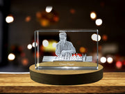 Chess Player 3D Engraved Crystal 3D Engraved Crystal Keepsake/Gift/Decor/Collectible/Souvenir