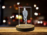Swimming Player 3D Engraved Crystal 3D Engraved Crystal Keepsake/Gift/Decor/Collectible/Souvenir A&B Crystal Collection